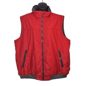 Chaps Est. 1978 Men's Red Jacket Vest Size XL